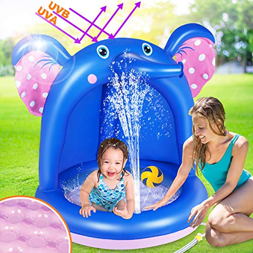 lenbest Piscina per Bambini, Elefante Gonfiabile Neonato Piccoli con...