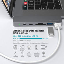 Carica l&#39;immagine nel visualizzatore di Gallery, dodocool HUB USB Adattatore 7 in 1 per MacBook PRO 2018/2019/2017/2016...