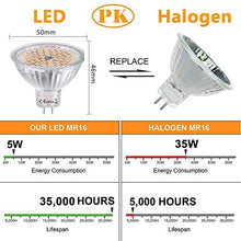 Carica l&#39;immagine nel visualizzatore di Gallery, Faretti LED GU5.3 MR16 5W(Alogene 35W), Luce 5W LED, Bianco Fredda - Ilgrandebazar