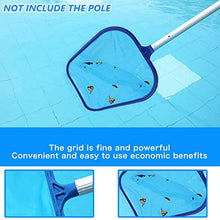 Carica l&#39;immagine nel visualizzatore di Gallery, Professionale Skimmer per Piscina + Rete a Maglia Fine + Telaio Robusto Blu 1