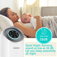 Carica l&#39;immagine nel visualizzatore di Gallery, HIMOX Purificatore d&#39;Aria Casa con H12 Filtro HEPA con...