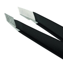 Carica l&#39;immagine nel visualizzatore di Gallery, Auxmir Pinzetta per Sopracciglia in Acciaio Inox 9,6x1CM, Nero - Ilgrandebazar