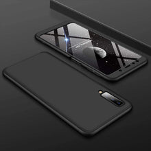 Carica l&#39;immagine nel visualizzatore di Gallery, cmdkd Samsung Galaxy A7 2018 Cover, Custodia Skin 3 in 1 Ultra Sottile Nero