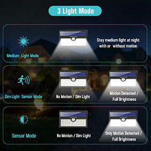 Carica l&#39;immagine nel visualizzatore di Gallery, Luci Solari Esterno, HETP 78 LED Super Luminosa Lampada Solare con Sensore...