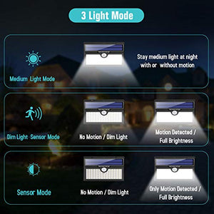 Luci Solari Esterno, HETP 78 LED Super Luminosa Lampada Solare con Sensore...