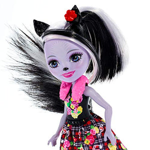 Enchantimals-La Puzzola con Amico Cucciolo, Bambola da 15 cm Accessori,... - Ilgrandebazar