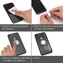 Carica l'immagine nel visualizzatore di Gallery, Ossky Anello Supporto Telefono Cellulari Universale Oro Rosa+Argento