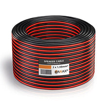 Carica l'immagine nel visualizzatore di Gallery, MANAX dei psrecher cavo 2 X 1,50 mm² 50m 1,50mm² - 1 Ring, rosso/nero