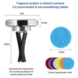 Vicloon Olio per Auto Diffusore, Combinazione Magnetica