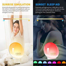 Carica l&#39;immagine nel visualizzatore di Gallery, Wake up Light, Luce Sveglia da Comodino con Simulazione dell&#39;Alba e...
