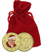 Carica l&#39;immagine nel visualizzatore di Gallery, IMPACTO COLECCIONABLES Monete del Vaticano, 50 Centesimi Benedetto XVI... - Ilgrandebazar