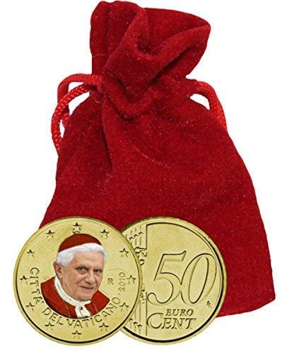 IMPACTO COLECCIONABLES Monete del Vaticano, 50 Centesimi Benedetto XVI... - Ilgrandebazar