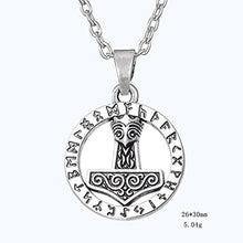 Carica l&#39;immagine nel visualizzatore di Gallery, Dawapara Antico Simbolo di Alimentazione Mito Mjolnir Norse God of Thunder...