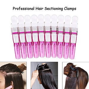 Anself 10Pcs Coccodrillo in plastica Pinza per capelli Styling... - Ilgrandebazar