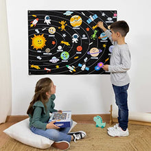 Carica l&#39;immagine nel visualizzatore di Gallery, BONNYCO Sistema Solare per Bambini con 61 Figure in Feltro Giochi per Bambini, Giochi Bambina Bambino, Giochi Bambini, Regalo Bambina, Pianeti Sistema Solare Bambini | Natale Giochi Montessori