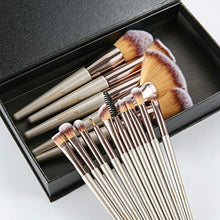 Carica l&#39;immagine nel visualizzatore di Gallery, Pennelli Make Up, Dameso Set di 15 per il Trucco, Oro champagne