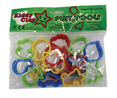 Kiddy Clay 10577 Formine per Plastilina, 16 Pezzi - Ilgrandebazar
