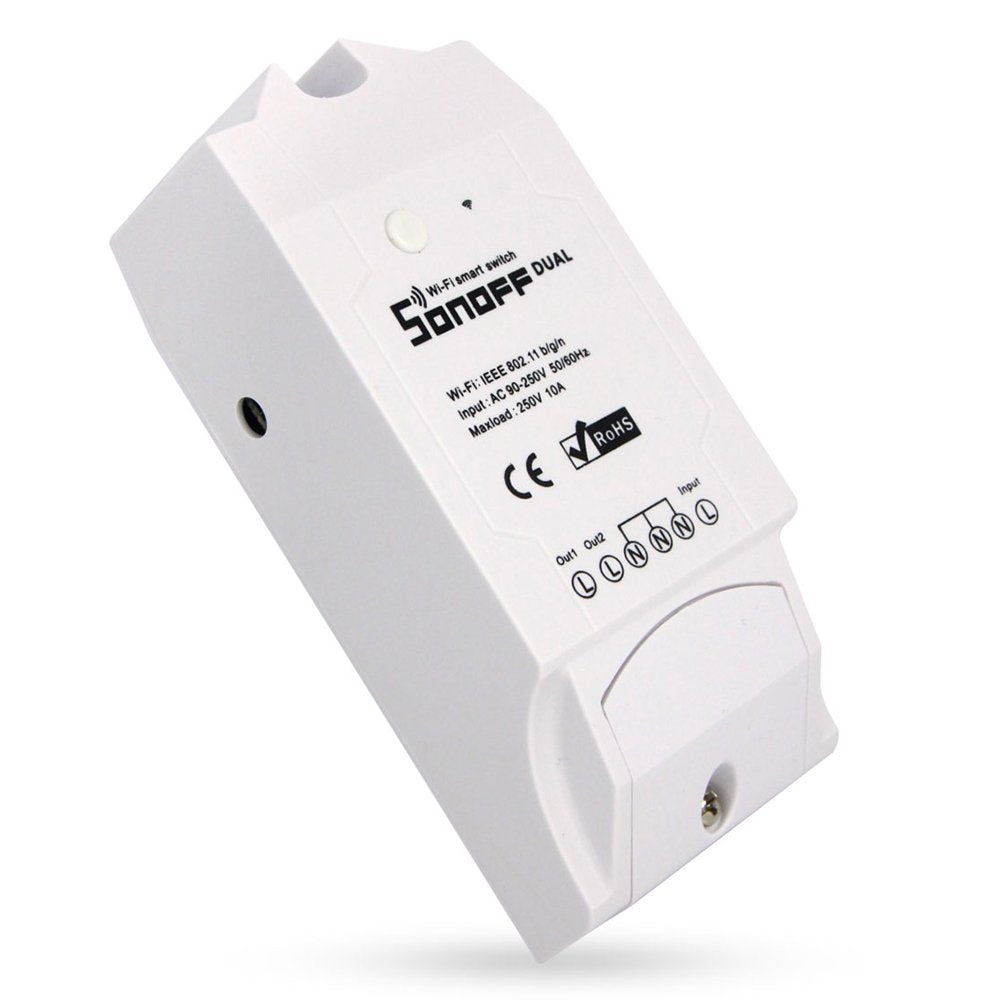 Sonoff Dual Smart Switch WiFi Interruttore Intelligente Due di controllo - Ilgrandebazar