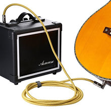 Carica l&#39;immagine nel visualizzatore di Gallery, Asmuse Cavo Chitarra 3M Spirale Slient Jack Basso con 6.35mm Giallo-3m - Ilgrandebazar