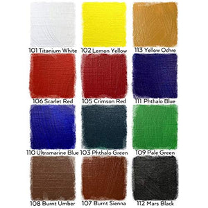 Arteza Colori Acrilici Per Dipingere Professionali, Set da 12 12 colori - Ilgrandebazar