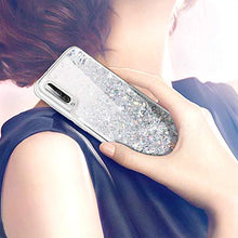 Carica l&#39;immagine nel visualizzatore di Gallery, wlooo Cover per Samsung Galaxy A50, Glitter Argento