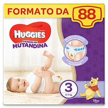 Carica l&#39;immagine nel visualizzatore di Gallery, Huggies Pannolino Mutandina, Taglia 3 (6-11 Kg), 2 Pacchi da 44 Pezzi