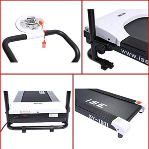 ISE Tapis Roulant Pieghevole Elettrico, Motore DC 750W, 10 km/h ,...