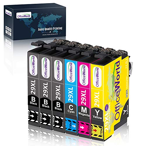OfficeWorld Sostituzione per Epson 29 3 Nero, 1 Ciano, 1 Magenta, 1 Giallo