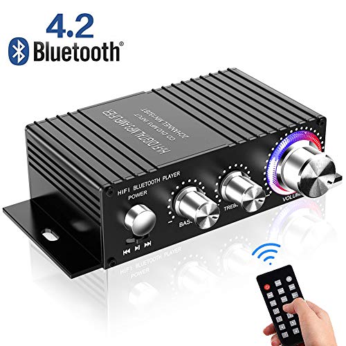 Amplificatore Bluetooth Audio Auto,DUTISON Mini Stereo HiFi –
