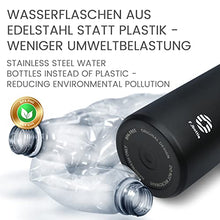 Carica l&#39;immagine nel visualizzatore di Gallery, Fjbottle Borraccia Termica in Acciaio Inox Sport, 600ML/950ML/1200ML Bottiglia Termica Senza BPA - Senza Perdite Borracce per Scuola, Palestra, Sport, Yoga, Ciclismo