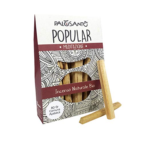Palo Santo Legnetti - Popular Ayabaca - Incenso Originale in 80 Gr - Ilgrandebazar