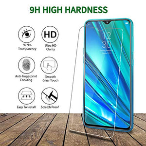 QHOHQ Vetro Temperato per Realme 5 PRO, [3 Pezzi] [Garanzia a Vita] 3 Pezzi