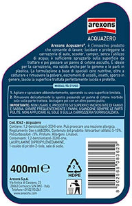 Arexons 1044147 Acquazero Pulizia Lavaggio e Lucidatura Auto Senza Acqua, 400 ml