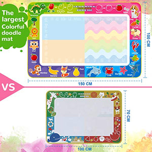 Fivejoy Tappeto Doodle Grande 150×100cm, Tappetino da Disegno Magico,... - Ilgrandebazar