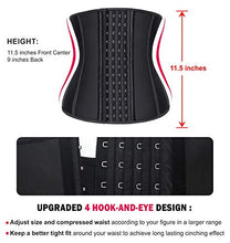 Carica l&#39;immagine nel visualizzatore di Gallery, YIANNA Donna Corsetto Stringivita Modellante Dimagrante Waist Trainer M, Nero - Ilgrandebazar