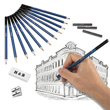 Carica l'immagine nel visualizzatore di Gallery, Lypumso Matite di Disegno Artistico, Set Matita Professionale 33 - Ilgrandebazar