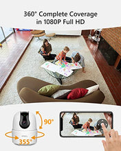 Carica l'immagine nel visualizzatore di Gallery, Imou Telecamera Wi-Fi Interno, 1080P Videocamera di Sorveglianza, Tracciamento del Movimento con Sirena, Telecamera WiFi con Rilevamento Umano, Audio Bidirezionale, Funziona con Alexa, 2,4G, Ranger 2C
