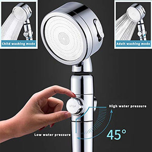 Soffione doccia Rotazione a 360 °,design a doppia pressione di...