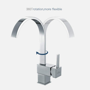 Miscelatore Cucina Auralum® Rubinetto per Lavello da Canna Cromato - Ilgrandebazar