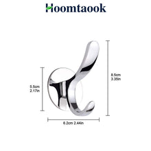 Carica l&#39;immagine nel visualizzatore di Gallery, Hoomtaook Appendi Accappatoio Gancio 2 Uncini Per D-2 - Ilgrandebazar