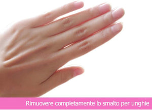 Lictin 200PCS Remover Foil Wraps del Rimuovere smalto gel per Unghie, Fogli di Alluminio per Rimuovere lo Smalto,Nail wraps di tamponi di cotone + Spingi Cuticole Professionale