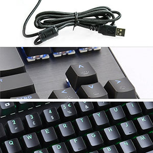 DREVO Tyrfing V2 Tastiera Meccanica Gaming 88 Tasti Layout Red Switch, Nera