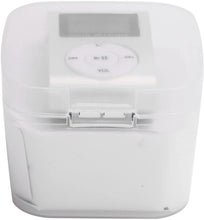 Carica l'immagine nel visualizzatore di Gallery, Mini Lettore Musicale MP3 Hi-Fi Portatile con Suono Senza Perdita con Slot di Memoria e Batteria a Lunga Durata per Esterni, Cuffie Incluse, Supporto Fino a 32 GB, Nero/Bianco(Argento)