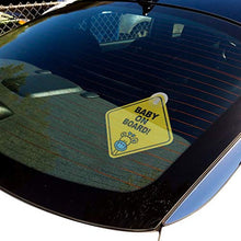 Carica l&#39;immagine nel visualizzatore di Gallery, Wildauto Bimbo a Bordo Baby on Board Sign con Ventosa,Adesivi per... - Ilgrandebazar