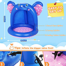 Carica l&#39;immagine nel visualizzatore di Gallery, lenbest Piscina per Bambini, Elefante Gonfiabile Neonato Piccoli con...