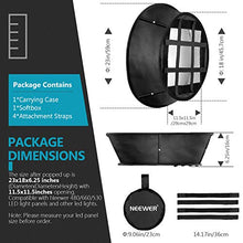 Carica l&#39;immagine nel visualizzatore di Gallery, Neewer Softbox Pieghevole Diffusore Compatibile con Luci 480/660/530...