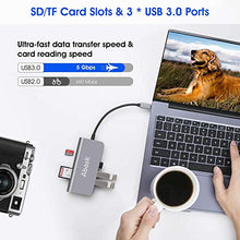 Carica l'immagine nel visualizzatore di Gallery, ABASK Hub USB C Adattatore 8 in 1 Tipo C con HDMI 4K, Porta Ethernet RJ45, 3...