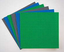 Carica l&#39;immagine nel visualizzatore di Gallery, Strictly Briks Set per Costruzione Torre - Include 6 basi Blu/Verde/Grigio