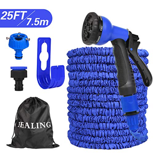 FEALING Tubo da Giardino, 25FT Estensibile blu