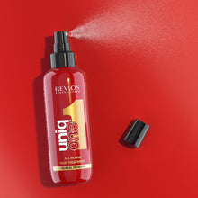 Carica l'immagine nel visualizzatore di Gallery, Revlon Professional UniqOne Classic, Trattamento per Capelli Senza Risciaquo, All in One, Idrata, Protegge e Ripara (150ml), Fragranza Classica